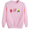 Kpop simple DNA printing o neck pullover loose hoodies unisex fashion fleece lovers sweatshirt spring autumn hoody