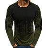 2020 Spring Plus Size T Shirt Men long Sleeve O Neck Loose Tops Tees Casual Camouflage Printed Streetwear Male Hip Hop T-shirt
