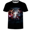 The latest short-sleeved 3D T-shirt male T-shirt Captain America Superman T-shirt male fitness compression shirt Punisher