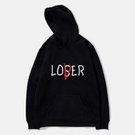 It Losers Club Hoodie High Street Fashion Sweatshirts 90s Tumblr Popular Hoodies Men Women Hoodie Loser Lover It Inspired Hoodie