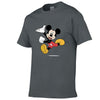 Disney Mickey Mouse Cartoon T-shirt Men Women Summer O-Neck T Shirt Casual Loose Color Print T-shirt Hip Hop Streetwear Top Tees