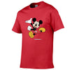 Disney Mickey Mouse Cartoon T-shirt Men Women Summer O-Neck T Shirt Casual Loose Color Print T-shirt Hip Hop Streetwear Top Tees