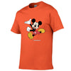Disney Mickey Mouse Cartoon T-shirt Men Women Summer O-Neck T Shirt Casual Loose Color Print T-shirt Hip Hop Streetwear Top Tees
